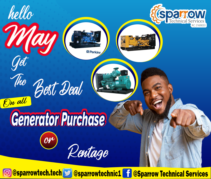Sparrowtechnic1's tweet image. Get The Best All Through The Month Of may #sparrowtech #may #power #powerbycat #heavygenerator #bellanaijaweddings #event #naijaweddings #naijaweddings #electricity #naija #generator #perkins #perkinspowered #maracpo #seyiTinubu #igbosinsudan #oyedepo #arsche