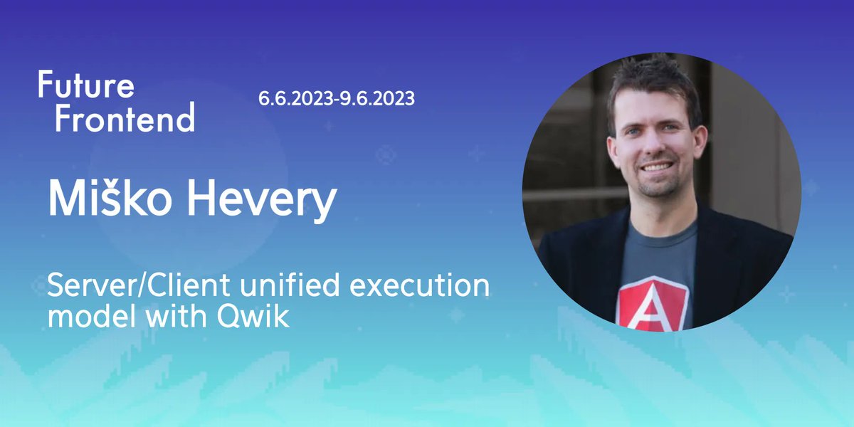 Qwik is an up and coming JavaScript framework. In this year's #FutureFrontend (6-9.6, Helsinki, Finland), you can learn how Qwik meshes frontend and backend together as @mhevery will discuss the topic.

https://t.co/5mxZXtGDxA https://t.co/zKYDnMoQKr