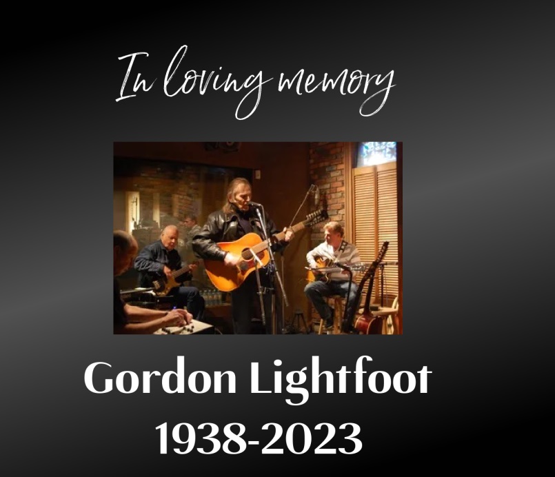 A one of a kind icon that will truly be missed.  Thanks for the music. #GordonLightfoot