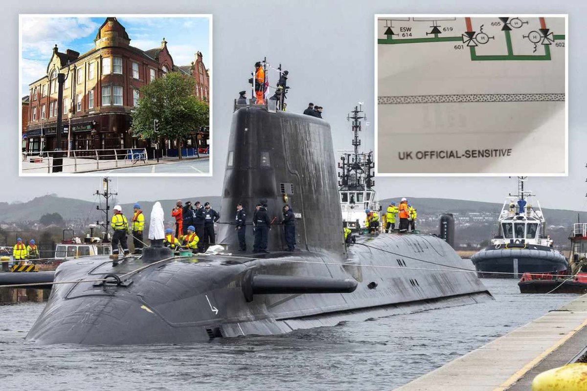 _JamesJack_'s tweet photo. Secret documents from the submarine HMS Anson of the British Royal Navy were found in the toilet of a club (pub)

#ToryLiars https://t.co/YG11Dydn62
