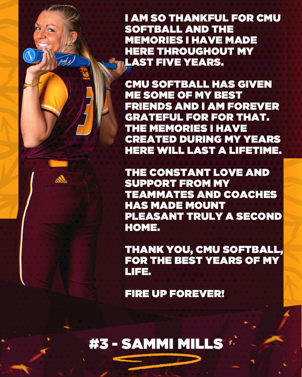 CMU Softball tweet media