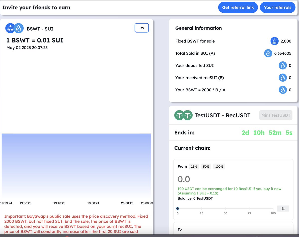 bayswap's tweet photo. Real Public Sale happen on May 5th. Save your date!. 

Official Medium announcement: https://t.co/gxhNvHJwTM

Mock Public Sale TESTNET wave 2 is live now:
1.  If you want to buy $BSWT by $SUI (recommended), use this link: https://t.co/cprZ2NqBMF

2. If you want to buy $BSWT by $USDT via Metamask/Trust Wallet, please switch your wallet to BSC Testnet or Polygon Mumbai TestNet and use this link: https://t.co/X4GB9yUFng 

3. Referral System is also ready. Test it yourself!

#ido #sui #SuiMainnet #publicsale