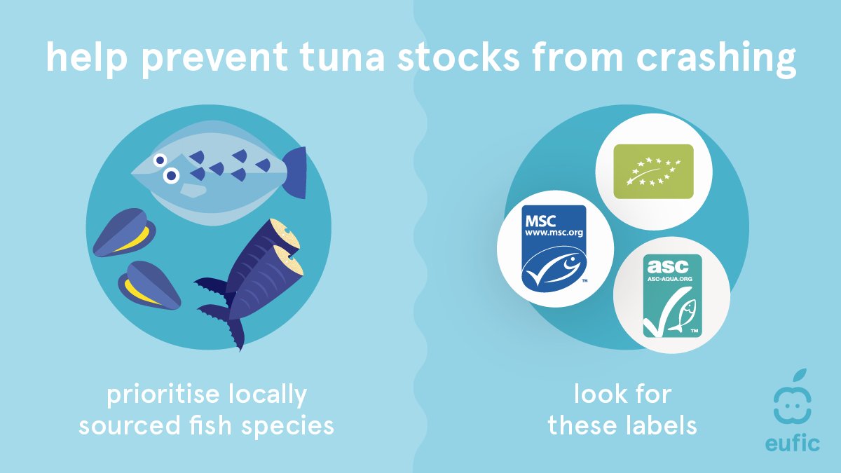EUFIC's tweet image. It's #WorldTunaDay! 🐟

By supporting sustainable fishing practices and choosing responsibly sourced tuna, we can all make a difference in protecting these vital fish and their habitats. Let's work together to ensure a healthy future for tuna populations. #ProtectOurFish