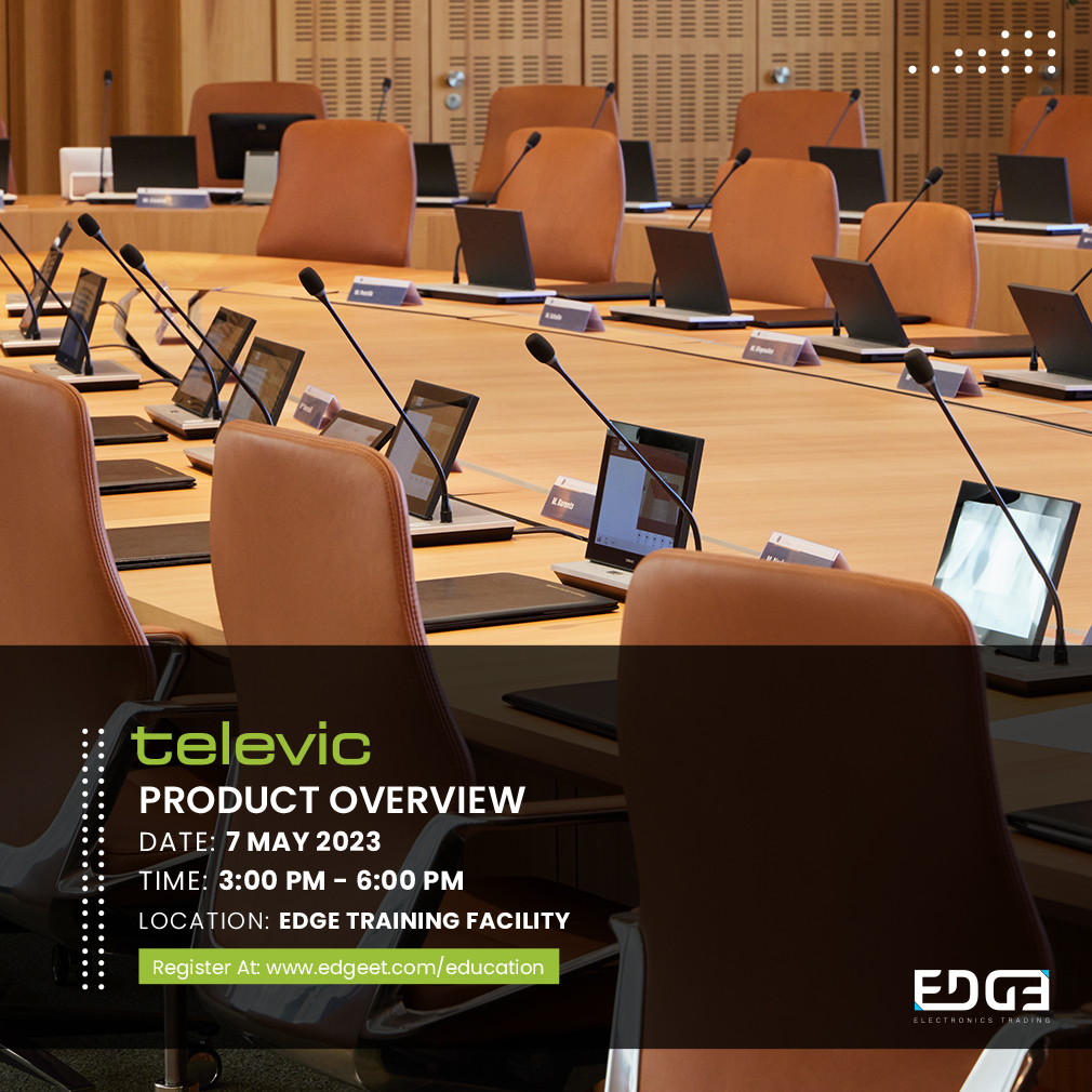 EdgeElectronic1's tweet photo. 🚨 Training Alert!
From wired audio and multimedia to wireless G4, infra-red, and interpretation solutions, @TelevicConf  has something for everyone. 

Register Now: https://t.co/squaoJPct7 https://t.co/ZJiPSN9y2U