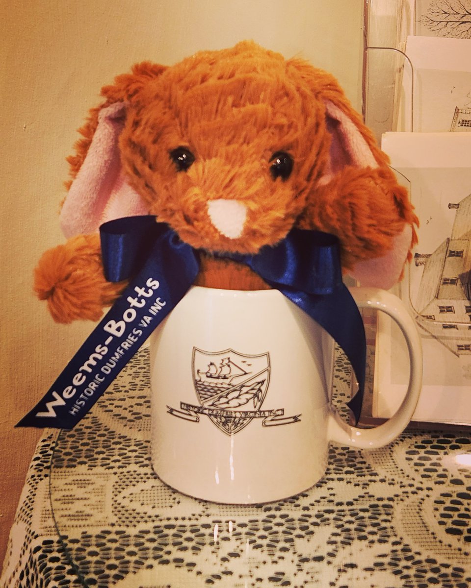 WeemsBotts's tweet image. Meet Fred! This adorable addition to The Weems-Botts Museum Gift Shop honors the Lockett family &amp;amp; their rabbits! The Locketts built &amp;amp; lived in our Annex, an incredible family with a Dumfries history. #localhistoryy #familyhistory #familymemories #stuffedanimals #folklore