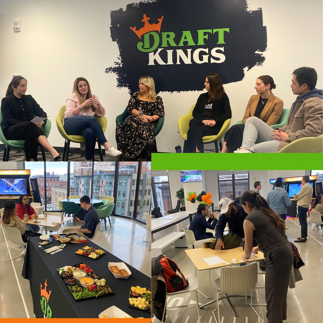 draftkingslife's tweet photo. Building connections and sharing ideas, that's the purpose of our DraftKings Circles networking events. We've hosted Zoom networking sessions, panel discussions and in-person events for our teams! 

#draftkingslife #draftkings #networking #internalnetworking https://t.co/sgcZsQPd22