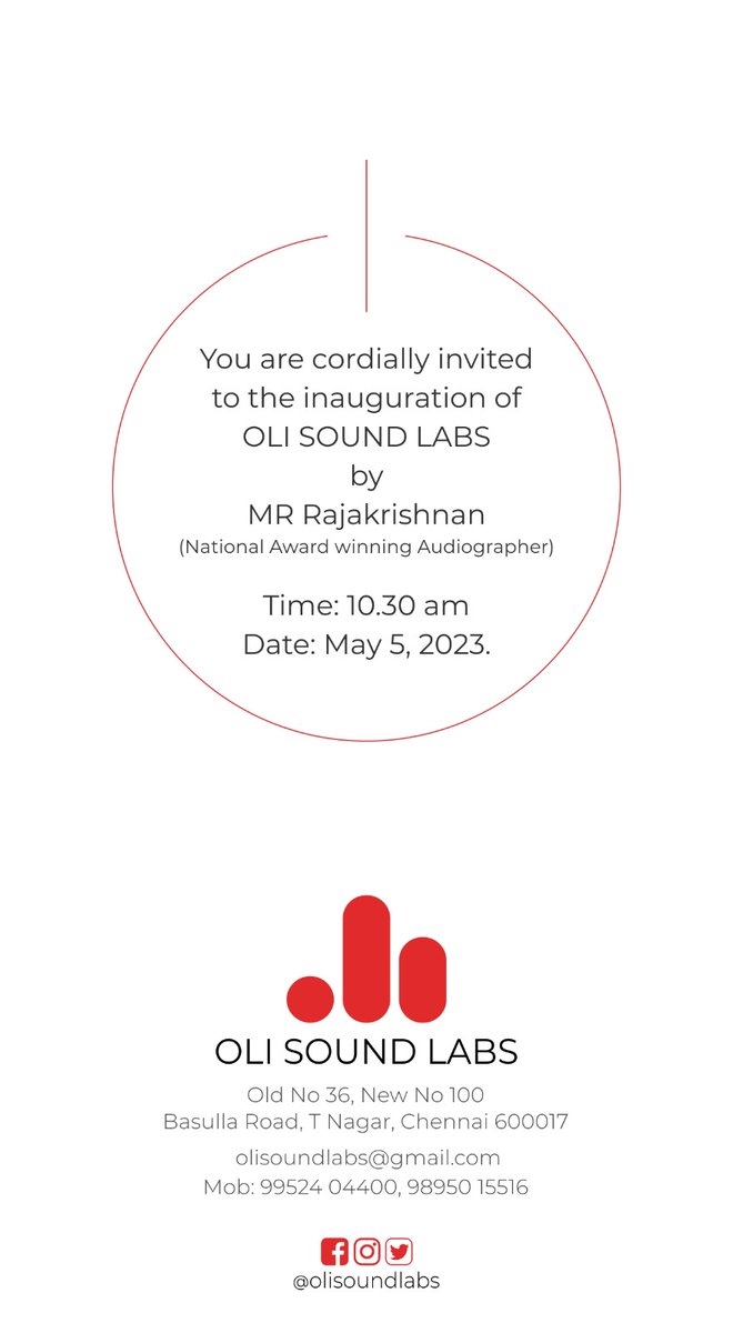 Oli Sound Labs tweet media