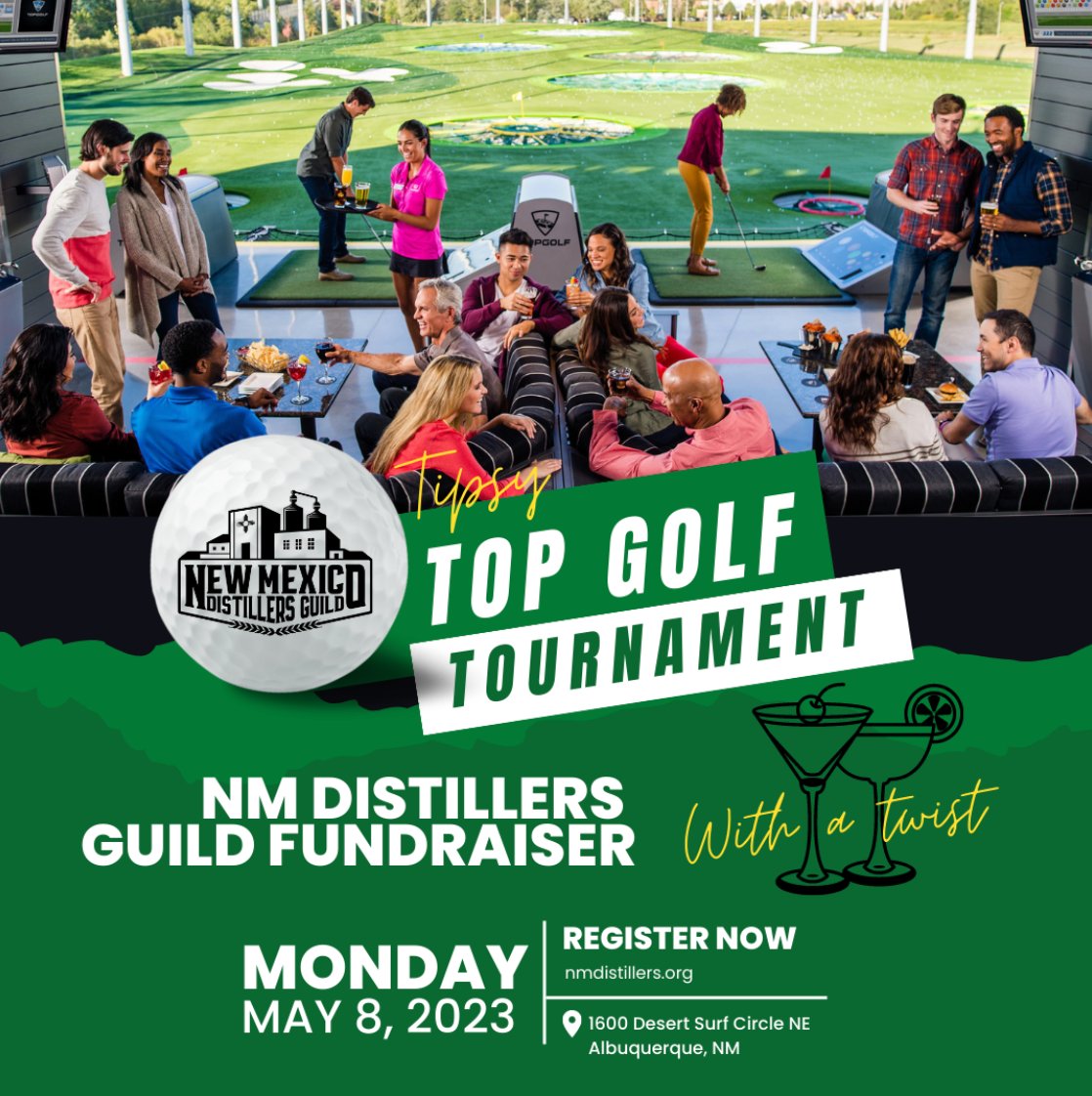 Fun Abq event next Monday, 5/8 - Tipsy Top Golf Tournament!

nmdistillers.org/event-details/…