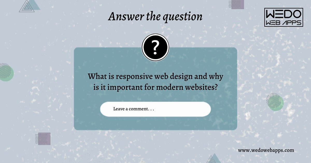wedowebapps's tweet photo. Do you know your Responsive Web Design? 🤔📱 Test your knowledge with our quiz! Comment now and tag a friend to challenge them. 

visit: Visit: https://t.co/LKHrJJtJDt

#responsivewebsitedesign #websitedesign #webdesigner 
#ResponsiveWebDesignQuiz #WebDesignKnowledge #Trending https://t.co/pKci47wTJG