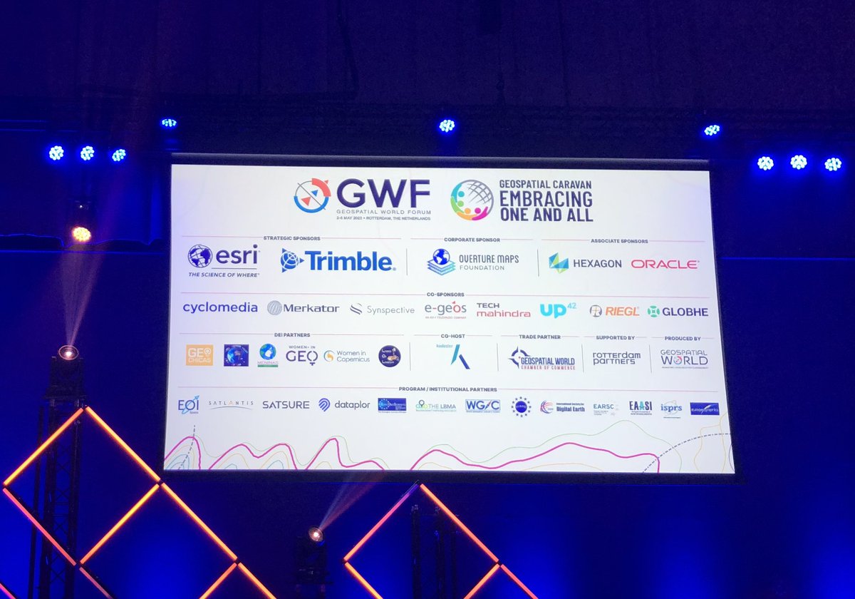 Geospatial data and analytics for sustainable and resilient infrastructure. <a href="/ai_mapit/">ai mapit</a> making connections at <a href="/geospatialm/">GW Events</a> #GWF2023
