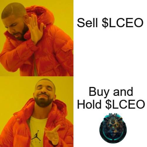 📌 Hold onto your hats, $LCEO HODLers, because we're blasting off to the moon! 
🔥 With our project's exponential growth potential, those with diamond hands will reap the ultimate rewards. Remember, resist the temptation to sell and hold tight for the ride to the top! #memecoins