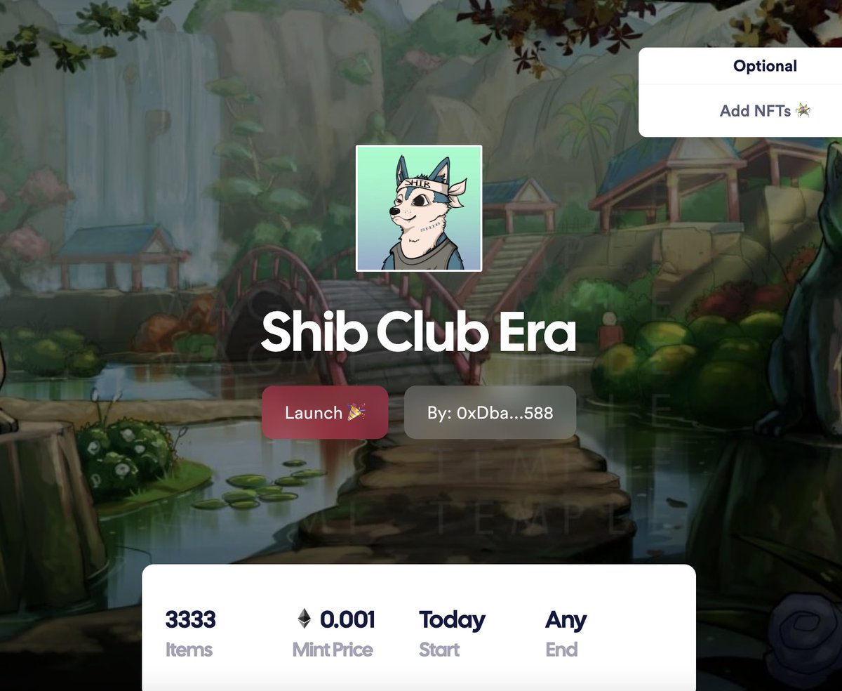 Shibclub ERA | On Zksync Era Mainnet tweet media
