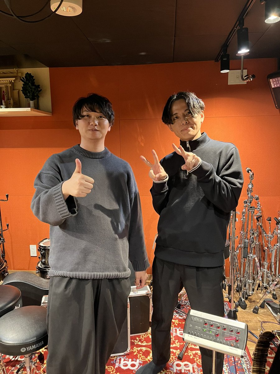 patuuuuuun's tweet photo. レコーディング終了！
おたいたいとのRec現場楽しかったです。
完成が楽しみです！ https://t.co/cf9cAU2Gwq