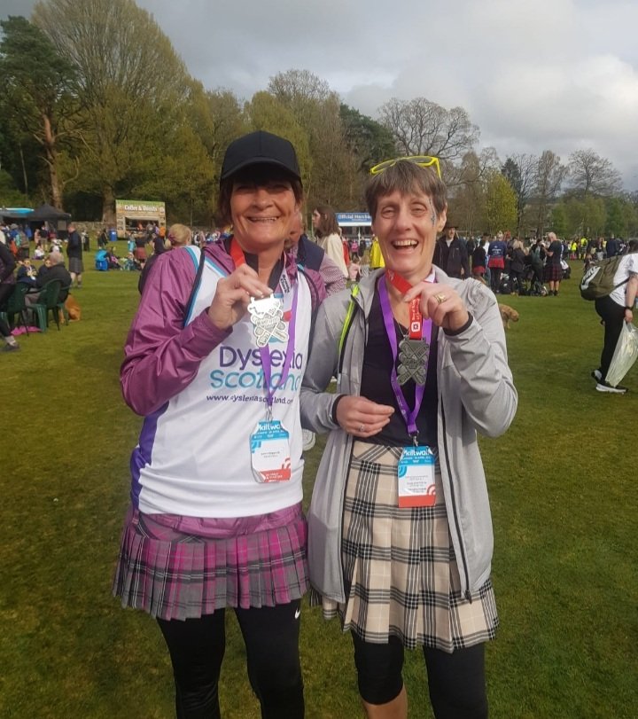 A huge thank you and well done to Laura and all of the other Kilt Walkers who raised funds for Dyslexia Scotland at the Glasgow <a href="/thekiltwalk/">Kiltwalk</a> on Sunday. 
dyslexiascotland.org.uk/donate/
