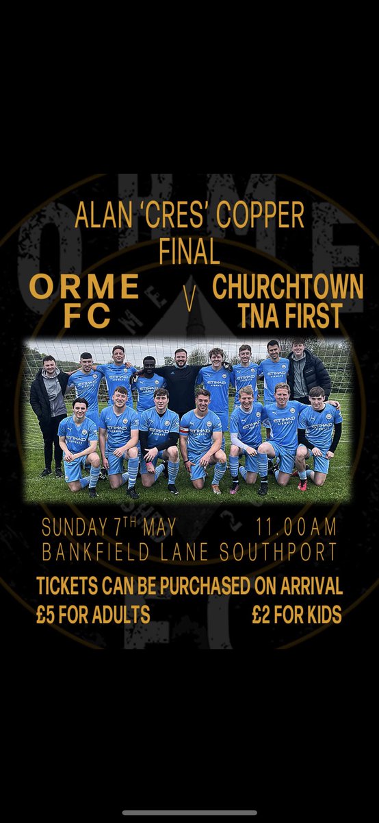 Cup final week 💪⚽️😮‍💨 Massive game for the lads this Sunday to make it back to back seasons winning this cup🙌 It will be tough game against a team who beat us in our last meeting. Any support will be greatly appreciated from both teams and hope to see many of you there 💪👌⚽️⚽️
