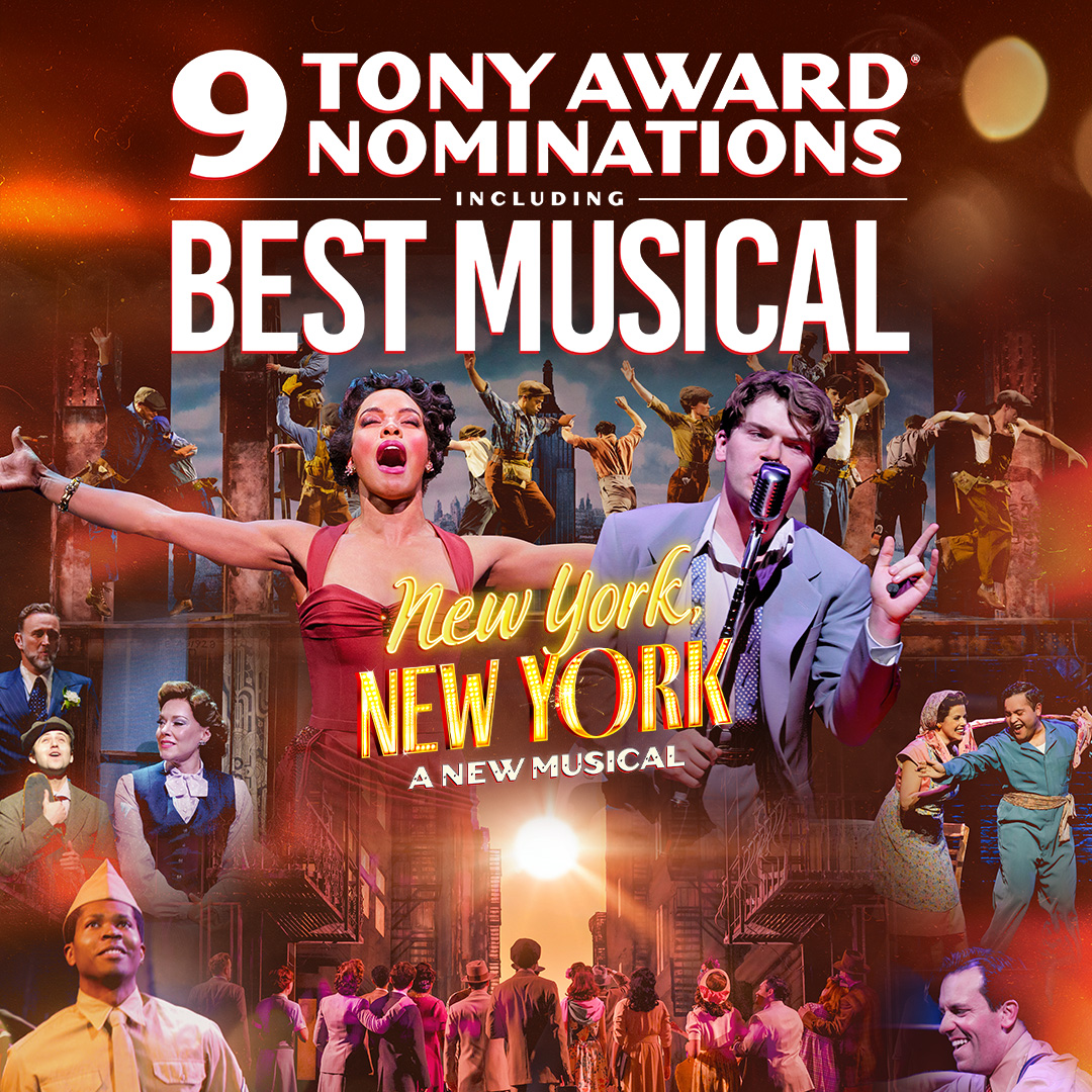New York, New York: A New Musical (@nynybway) on Twitter photo Start spreading the news! New York, New York has received 9 <a href="/thetonyawards/">The Tony Awards</a> nominations including Best Musical! 🌟
#TonyAwards #BeAPartOfIt #NYNYbway #MusicMoneyLove #Broadway #Musical #ILoveNYNY Start spreading the news! New York, New York has received 9 <a href="/thetonyawards/">The Tony Awards</a> nominations including Best Musical! 🌟
#TonyAwards #BeAPartOfIt #NYNYbway #MusicMoneyLove #Broadway #Musical #ILoveNYNY