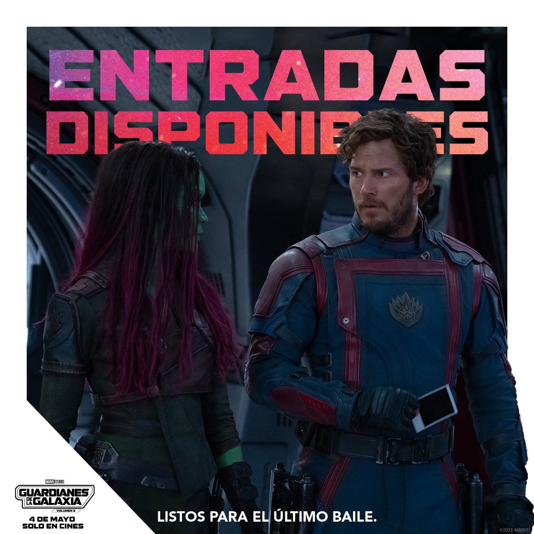 MAÑANA 🕺

¡Es el pre-estreno de #guardianesdelagalaxia! 

Veni a verla en 4D-EMOTION y sentite parte de la película 🤩

🎬 Pre-estreno 3 de Mayo de 2023

🎥 Estreno 4 de Mayo de 2023

+