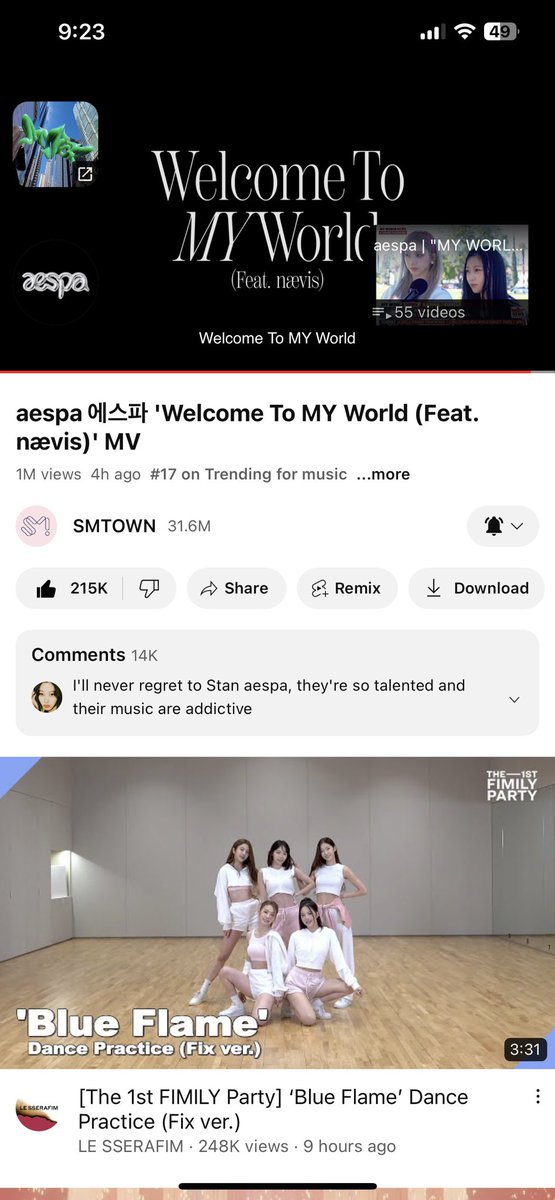 nyz1023's tweet photo. @AESPAIntl @aespa_official letβs go
#WTMWStreamingParty
#WelcomeToMyWorld
#aespa @aespa_official https://t.co/Rz257bkreU