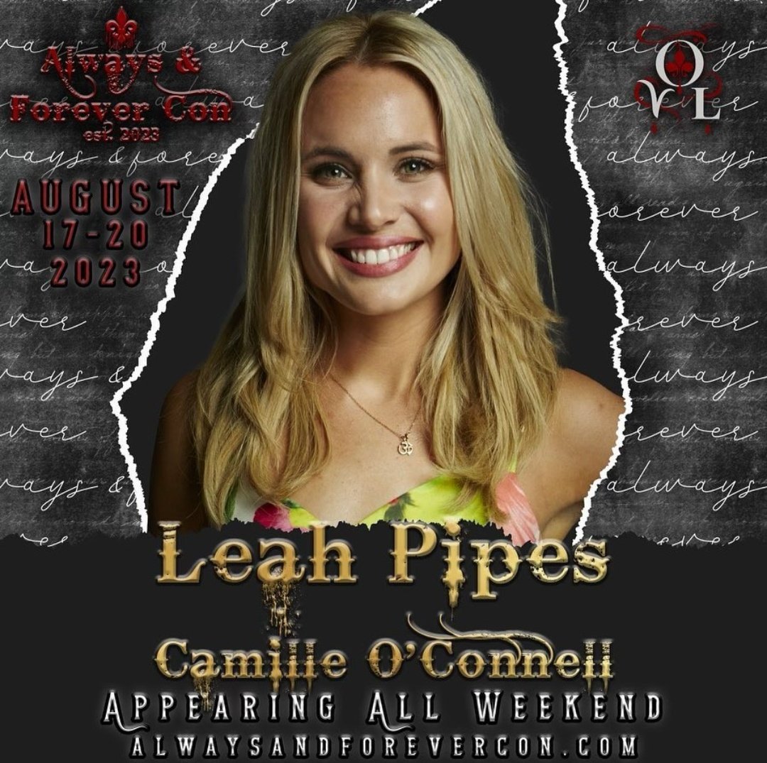 SalvatoreSchool's tweet photo. Don't miss the chance to meet @Michael_Trevino, @SummerFontana, Zach Roerig &amp; @leahmariepipes in "Always &amp; Forever"convention. 
When: August 17-20, 2023 
Where: Conyers, GA 
Visit https://t.co/VN339WTkKq and purchase your tickets &amp; extras 🎉
#TVDForever #TVDFamily #TheOriginals https://t.co/lLGvZWpI1i