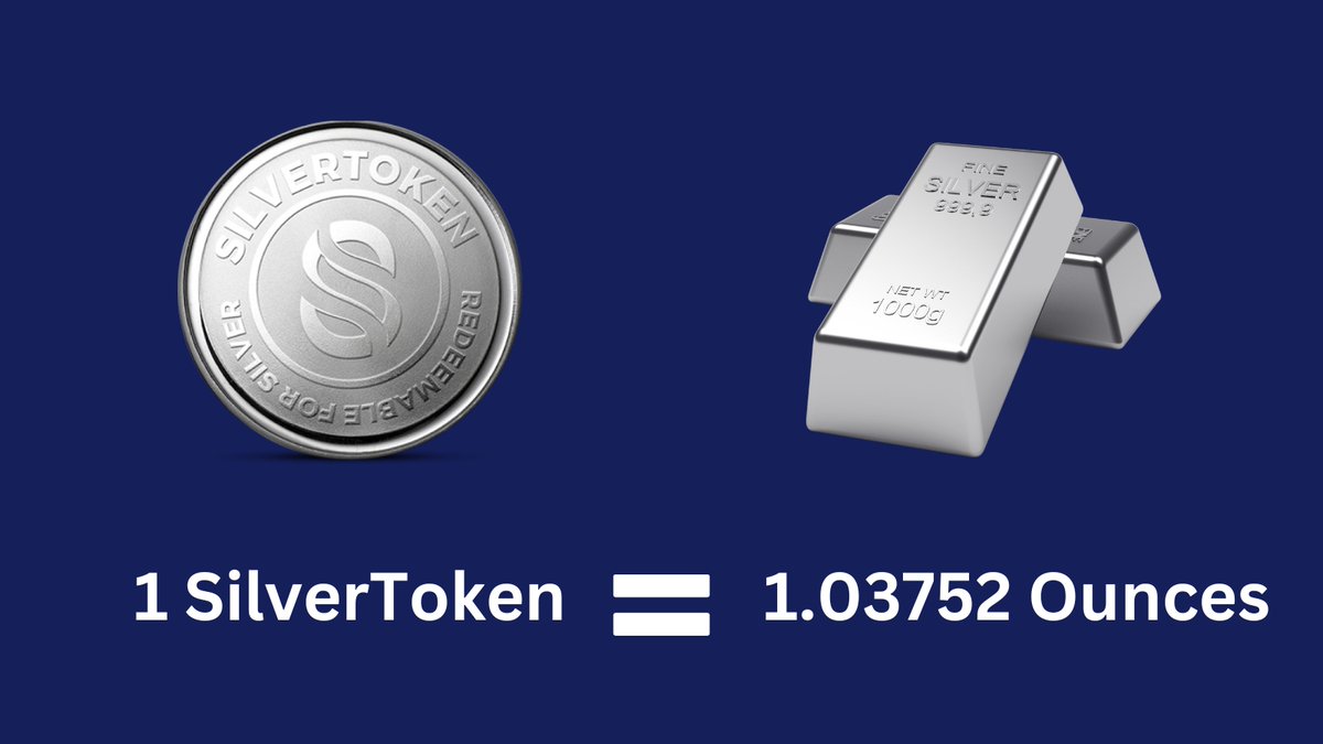 TheSilvertoken's tweet image. Did you know? 💡 SilverToken represents investment grade .999 physical silver, ensuring stability and real-world value. 

Say goodbye to the wild fluctuations of traditional cryptocurrencies. 📉 

#SilverToken #RealValue