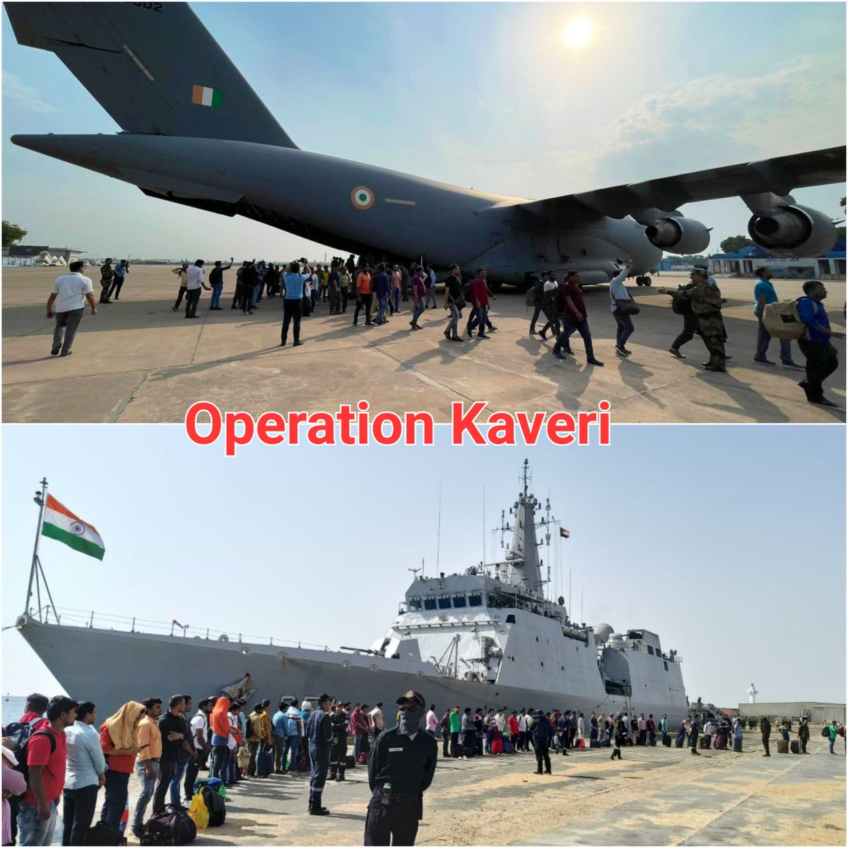 AskAnshul's tweet photo. At least 400 people have been killed so far due to clashes between the army and paramilitary forces in Sudan.

Meanwhile, India has evacuated nearly 3000 Indian nationals from Sudan and still counting.

Salute to each &amp; every person involved in Operation Kaveri 🇮🇳 https://t.co/KBo6dO9PZK