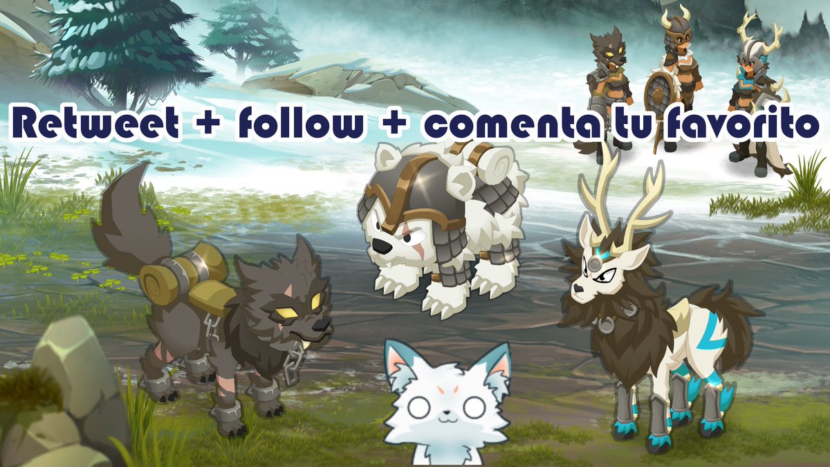 nani_eis's tweet image. Un nuevo sorteo patrocinado por @ES_DOFUS !
Tienen hasta el 25 de mayo para participar, solo tienen que:
🔁Dar retweet
▶️Seguir a @ES_DOFUS y a mi @nani_eis 
📄Comentar cual montura te gusta más

El pack incluye las 3 así que no importa cual sea tu favorito podrás tenerlas todas.