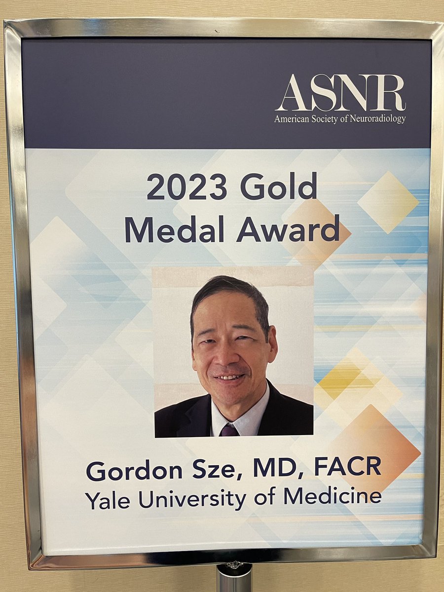 radiology_ninja's tweet photo. 🥳Congratulations to Professor Gordon Sze on winning @TheASNR Gold Medal!🥇 So glad to see recognition of a lifetime of contributions to #NeuroRadiology!
👏👏👏
#ASNR23 https://t.co/8d1h2bFtpv