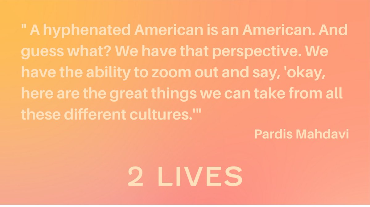 NEW 2 LIVES EPISODE Her whole life Pardis Mahdavi tried to belong in the US, then in Iran. Finally she decided to be a bridge between two cultures but it took an arrest by the morality police and a crisis of identity to get there. @pardismahdavi