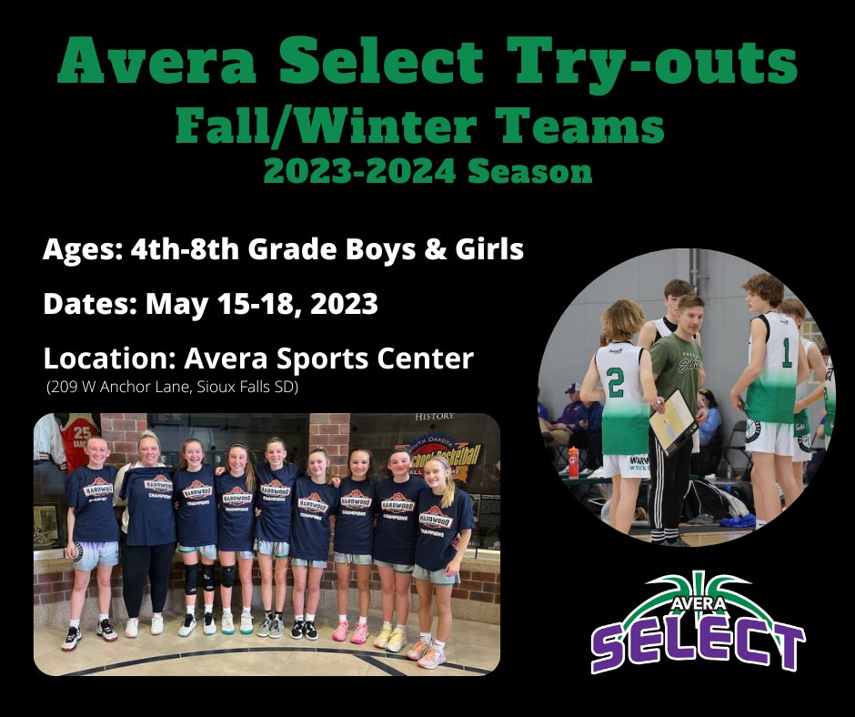 warwickworkouts's tweet photo. Are you interested in joining Avera Select next fall/winter?
👉 Don't forget to sign up for the upcoming try-outs 👇
https://t.co/UzEXsvSKVx
#HandSelected https://t.co/k29lNh3zSB