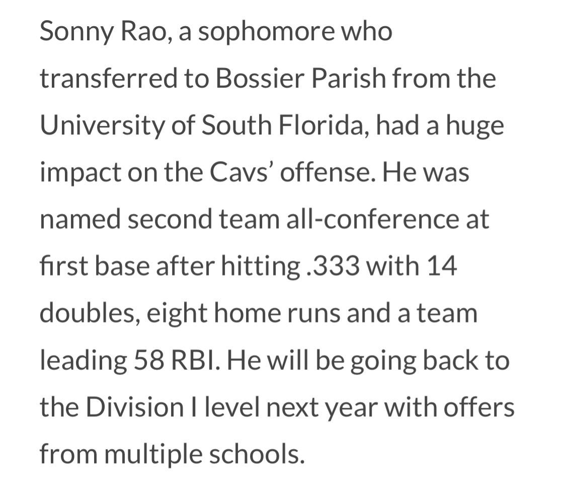 CollegeBaseAdv's tweet photo. Congrats and good luck to @santinorao and @BPCC_BASEBALL on the #RoadToJunction.
First playoff game at Blinn College (College Station), Friday May 5 at 2PM CST https://t.co/aoAZcehfrh