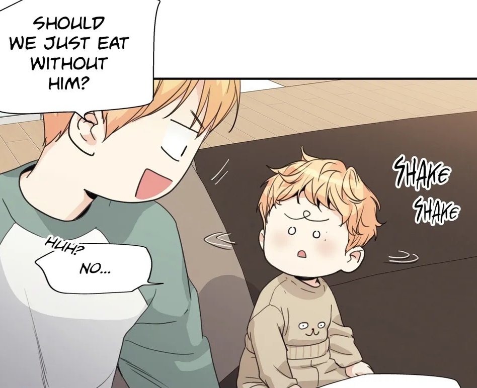 seunghohoe's tweet image. baby byul doesn't want to eat without his daddy, what a sweet baby 🥰🥰