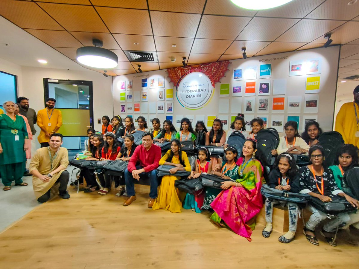We recently inaugurated a new floor at our Hyderabad site &amp; our celebrations doubled up as we had the pleasure of hosting the children from our NGO partner. Their happiness &amp; excitement were contagious, &amp; seeing their smiling faces filled us with joy &amp; gratitude. <a href="/ConcentrixIND/">Concentrix India</a>