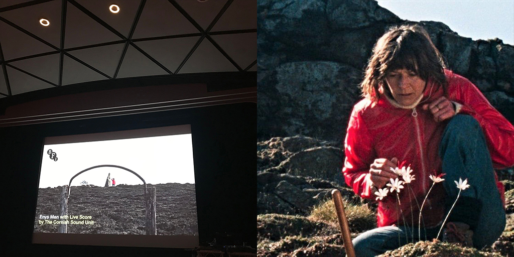 Superb May Day evening at <a href="/BFI/">BFI</a> lost in dream-like screening of Enys Men

Astounding electronic soundtrack performed by The Cornish Sound Unit @Mark_Jenkin &amp; <a href="/Dion_Star/">Dion Star</a>
Haunting live score, sonically reimagining its source material

Truly a must-see Cornish folk horror classic💮❤️‍🔥