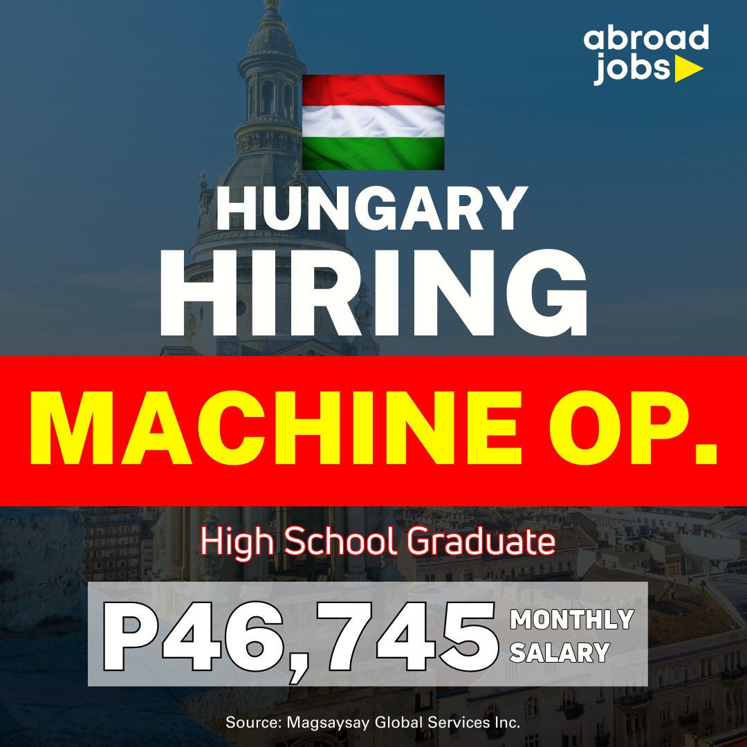 OpportunitiesPH's tweet photo. 𝗖𝗮𝗿𝗽𝗲𝗻𝘁𝗲𝗿 𝗶𝗻 𝗡𝗭!
 https://t.co/yN2LgTEE4k
𝗠𝗮𝗰𝗵𝗶𝗻𝗲 𝗢𝗽𝗲𝗿𝗮𝘁𝗼𝗿 𝗶𝗻 𝗛𝘂𝗻𝗴𝗮𝗿𝘆!
 https://t.co/8Zv5NxZJHC
𝗕𝘂𝗶𝗹𝗱𝗶𝗻𝗴 𝗖𝗹𝗲𝗮𝗻𝗲𝗿𝘀 𝗶𝗻 𝗝𝗮𝗽𝗮𝗻!
https://t.co/LP1RAyBkza
𝗪𝗲𝗹𝗱𝗲𝗿𝘀 𝗶𝗻 𝗝𝗮𝗽𝗮𝗻!
 https://t.co/x8AuJc3qxY https://t.co/w0NRmoo6VO