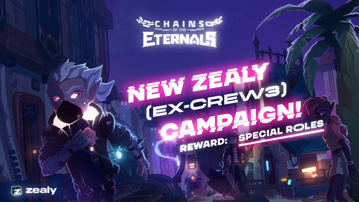Eternals_MMORPG's tweet photo. #Zealy campaign is now live! 

Join our vibrant community, complete exciting tasks, and earn unique roles on our exclusive Discord server! 
Don't wait, as the number of roles available is limited. 

Join us now!

https://t.co/JPxs2qpZt7

#Giveaway #Crew3 #campaigns #gem #GameFi https://t.co/G8CXuJDPhM