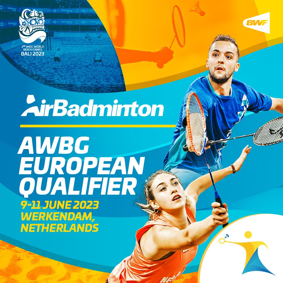 Road to Bali🏝️🇮🇩

Van 9 t/m 11 juni wordt bij Beachsport Vereniging Copakadijk in Werkendam het Europees kwalificatietoernooi gehouden voor de World Beach Games🏖️  Een weekend vol top AirBadminton en Nederland doet ook mee.💪youtube.com/watch?v=FYLJvX…

#badminton #wijzijnbadminton