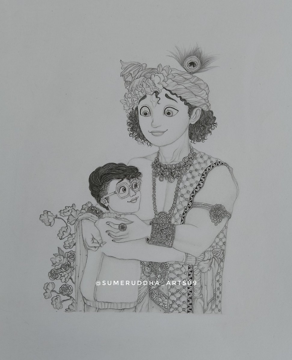 Today my dream fullfilled via my drawing✨😭My eyes were  totally filled with tear of happiness and anxiety both during making it..💫🫂Hope this reel turns real One day!!😌🙌🏻 Waiting for him as Meera waited For Krishn🙏🏻
<a href="/Beatking_Sumedh/">Sumedh Vasudev Mudgalkar</a> 
#sumedhmudgalker #Sumedhislove