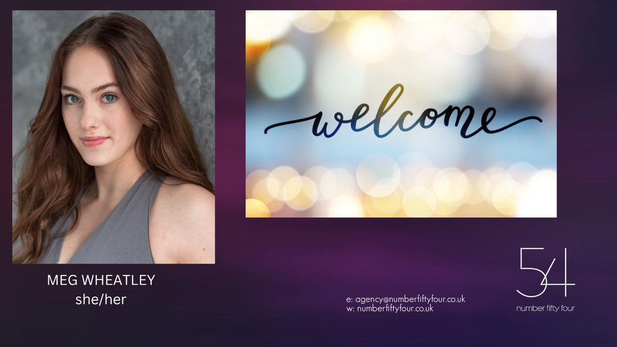 N54Agency's tweet photo. Welcome to MEG WHEATLEY, graduating last year from @BirdCollegeUK her credits include Noise Boys for NCL 
You can find Meg on instagram

#N54Agency #N54CruisesandResorts https://t.co/I3xTsll1gu