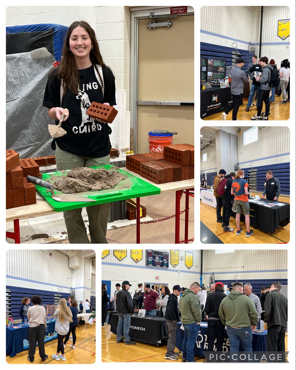 MrsKlefbeck's tweet photo. The Skilled Trades and Manufacturer’s Fair has started!!! Thank you to everyone who joins us today and to CiCi Sauda for making it all happen! #MultiplePathwaysToSuccess @WestGeneseeCSD https://t.co/J7ORj1lSEo