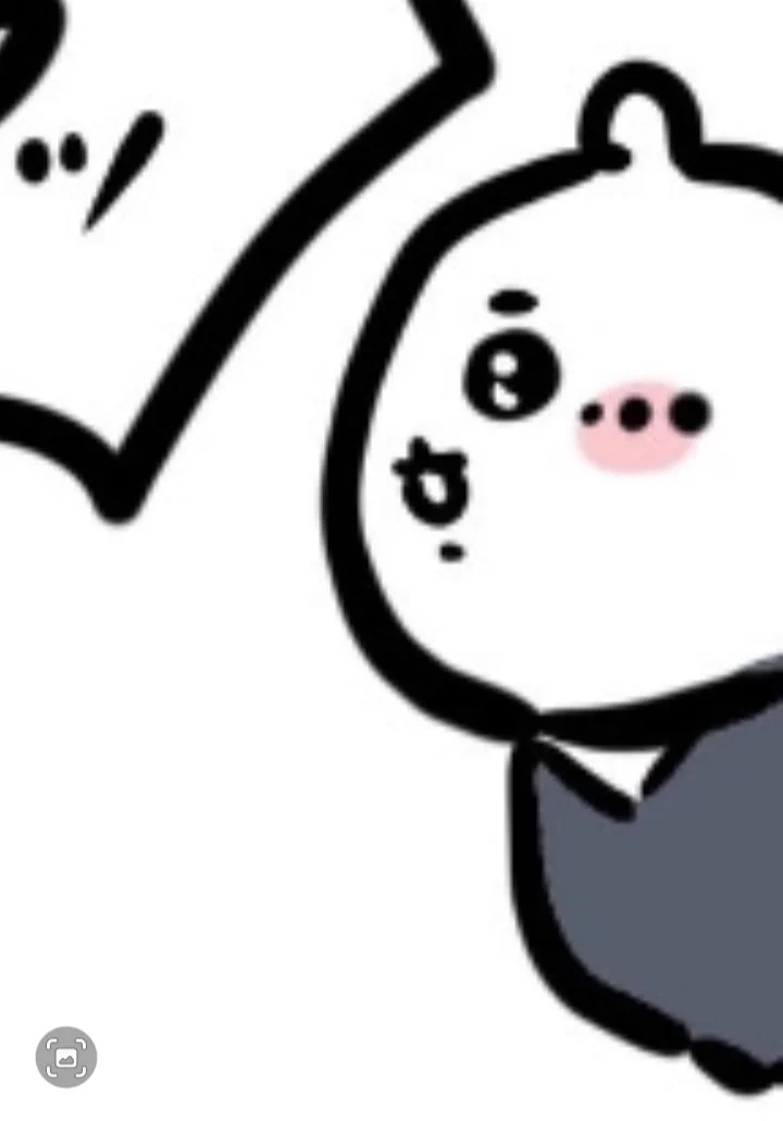 @nikeneko_1 めずらしい角度のちいかわ 