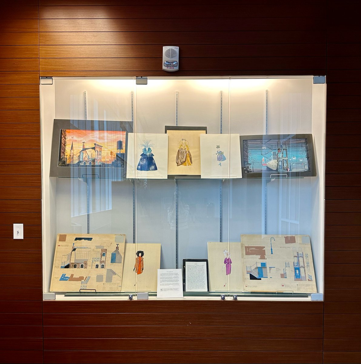"The Greeks had four words for it..."

an exhibition of designs by Charles Lisanby (1924-2013) from the 1963 CBS musical "Apollo and Miss Agnes" curated by Ryan Michalowicz (Class of 2026) and part of the Madison Art Collection.

See it in person on the second floor of Forbes!