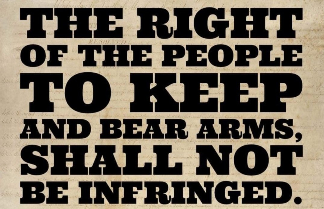 SHALL NOT BE INFRINGED!

RT if you agree . . .