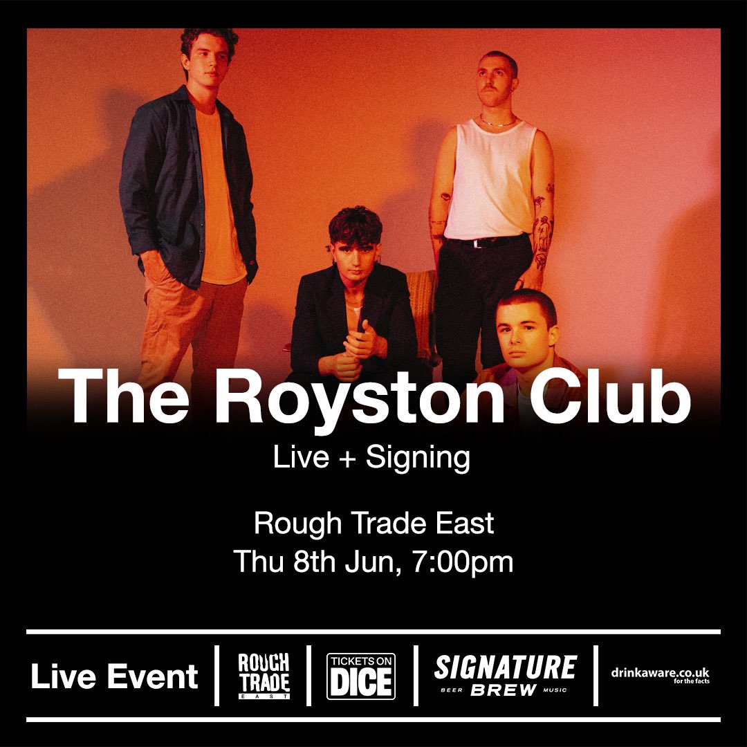 Last tickets for our London album instore <a href="/RoughTrade/">Rough Trade</a> East on the link below x

link.dice.fm/O16bcbb16b4e