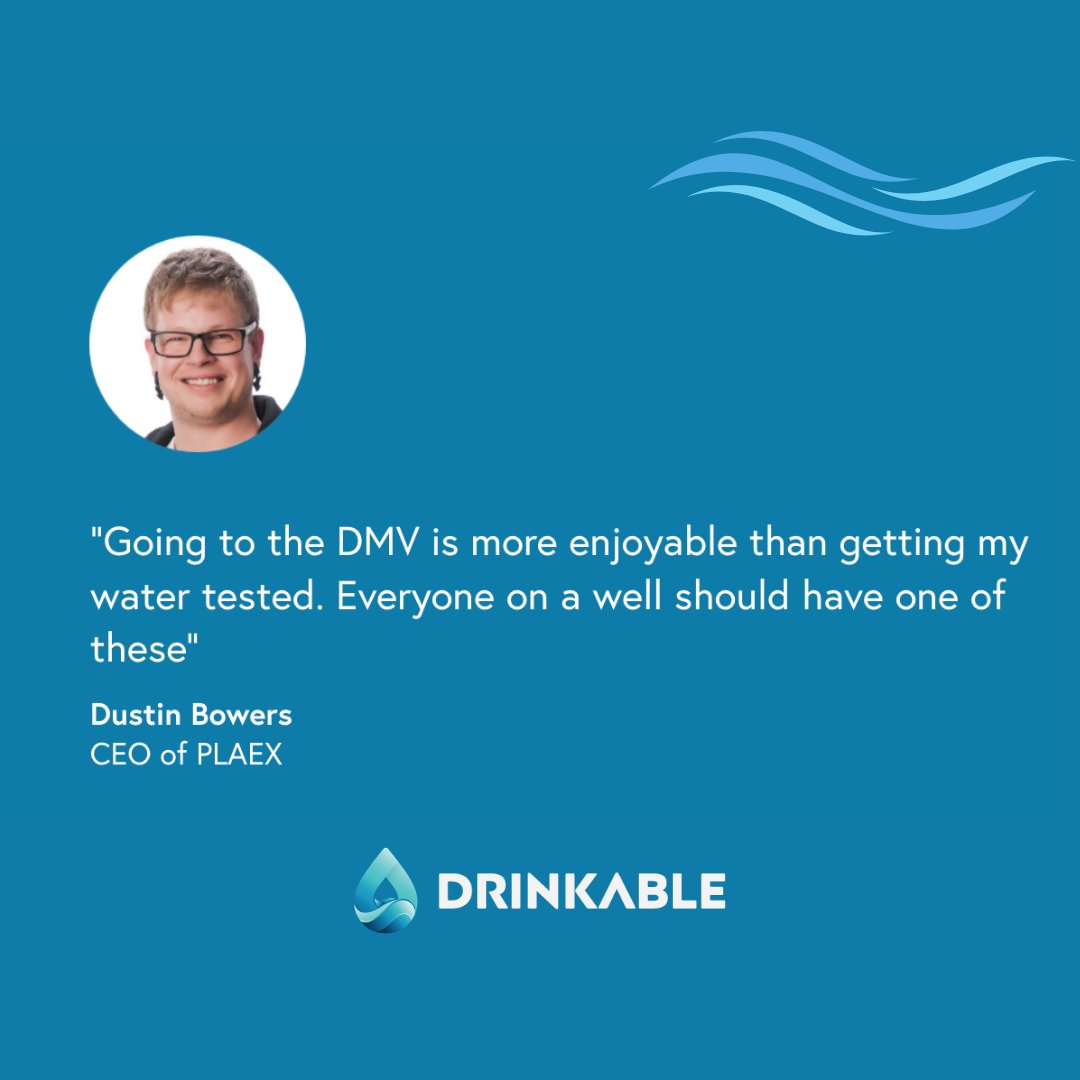 💧Our water testing device makes the entire water testing process easy.
Knowing what’s in your water is just a click away.
🌐 Pre-order yours today at drinkable.tech

#Drinkable #testyourwater #sustainability #sdg6 #cleantech #startup