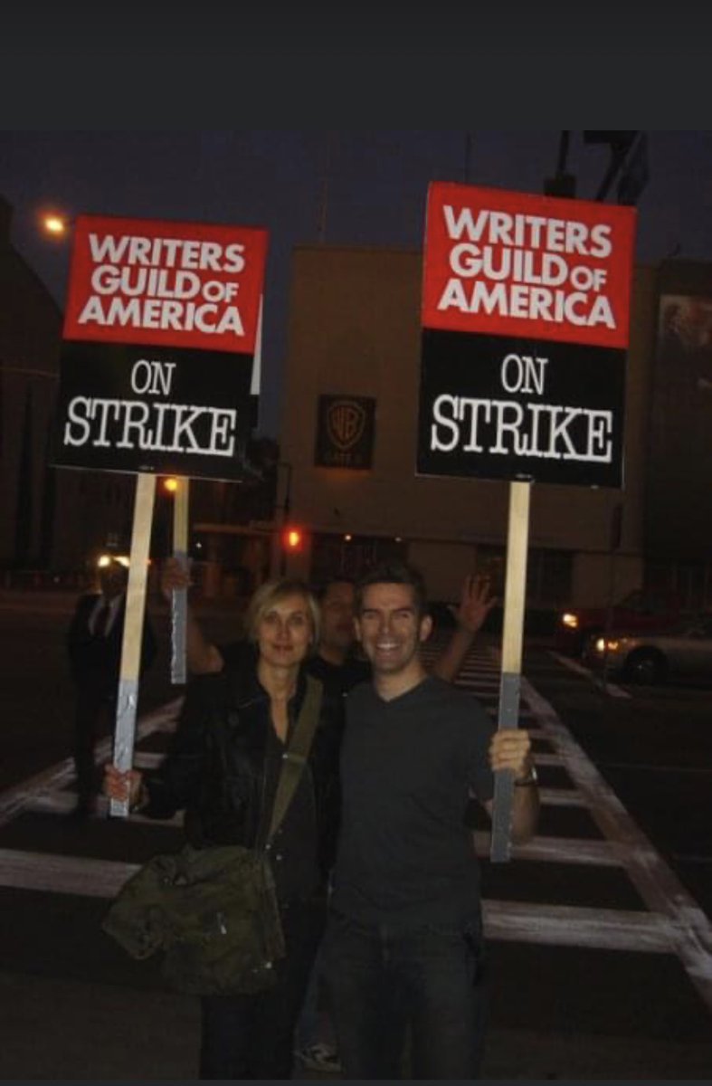Here we go again. Standing in solidarity with my fellow writers at ⁦<a href="/WGAWest/">Writers Guild of America West</a>⁩ ⁦<a href="/WGAEast/">Writers Guild of America East</a>⁩ ✊