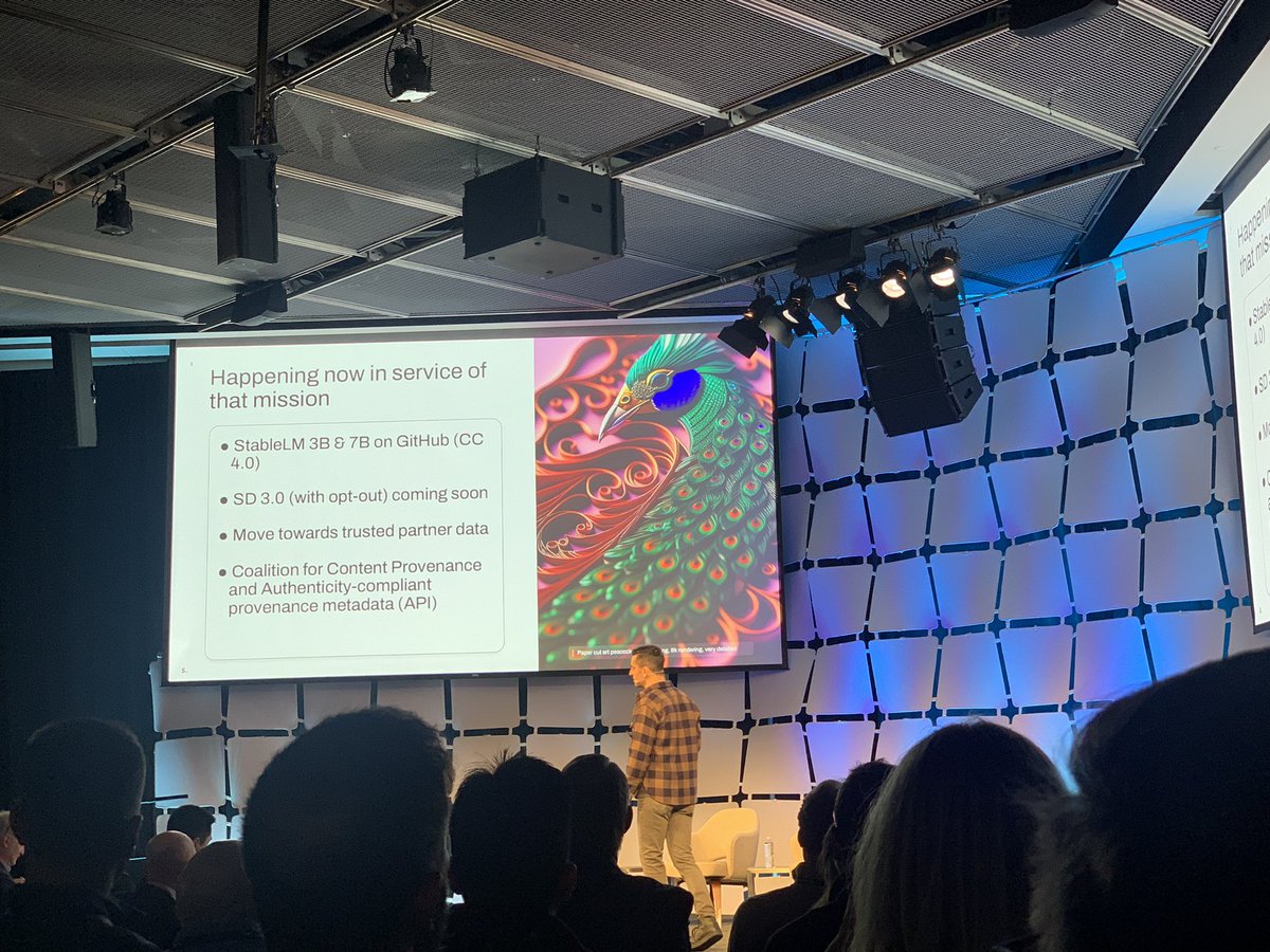 ilkedemir's tweet image. Did you know that @StabilityAI is joining @C2PA_org? Super nice news for media provenance for synthetic content! #EmTechDigital