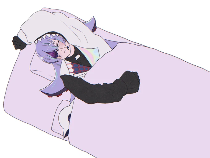 タコ姿のまま寝て喰われる星導  #ショウゾウ画