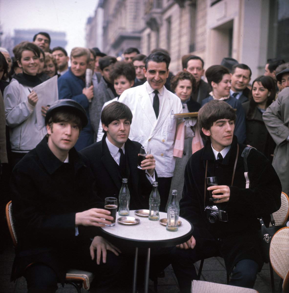 thebeatles's tweet photo. “Musicians don’t usually have this thing about what street you live on. They get that scene sorted out as soon as they meet other musicians. It’s the music that counts. But there’s no common denominator for society like in music.” - John https://t.co/lrVBmIOjzs