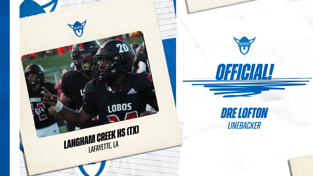 LutherFootball's tweet photo. Please Welcome Our Kinda Guy @drelofton21 to @LutherFootball ! Dre is a Linebacker out of @LCLobosFootball in Texas by way of Louisiana!
@CoachTroche56
#WelcomeToTheValley #BurnTheBoats #OKG https://t.co/RJ1bXhkyED