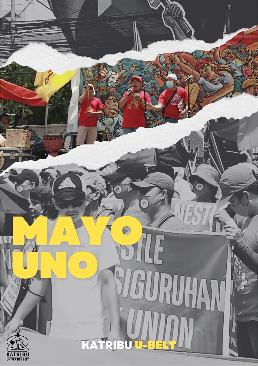 KATRIBU_UBELT's tweet photo. KARAPATAN NG MGA MANGGAGAWA, IPAGLABAN!

#SahodItaasPresyoIbaba
#MayoUno2023 https://t.co/kGTXEcnTEm